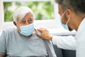 Doctor wearing face mask